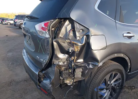 2016 Nissan Rogue Sl из США, поврежденный, VIN 5N1AT2MV2GC875193